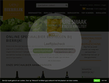 Tablet Screenshot of bierrijk.nl